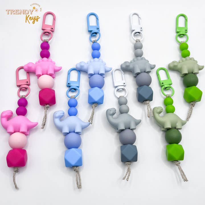 TrendyKeys – Engroshandel Tilbehør til rygsæk - Børn – Silikone perlede lynlåstræk2