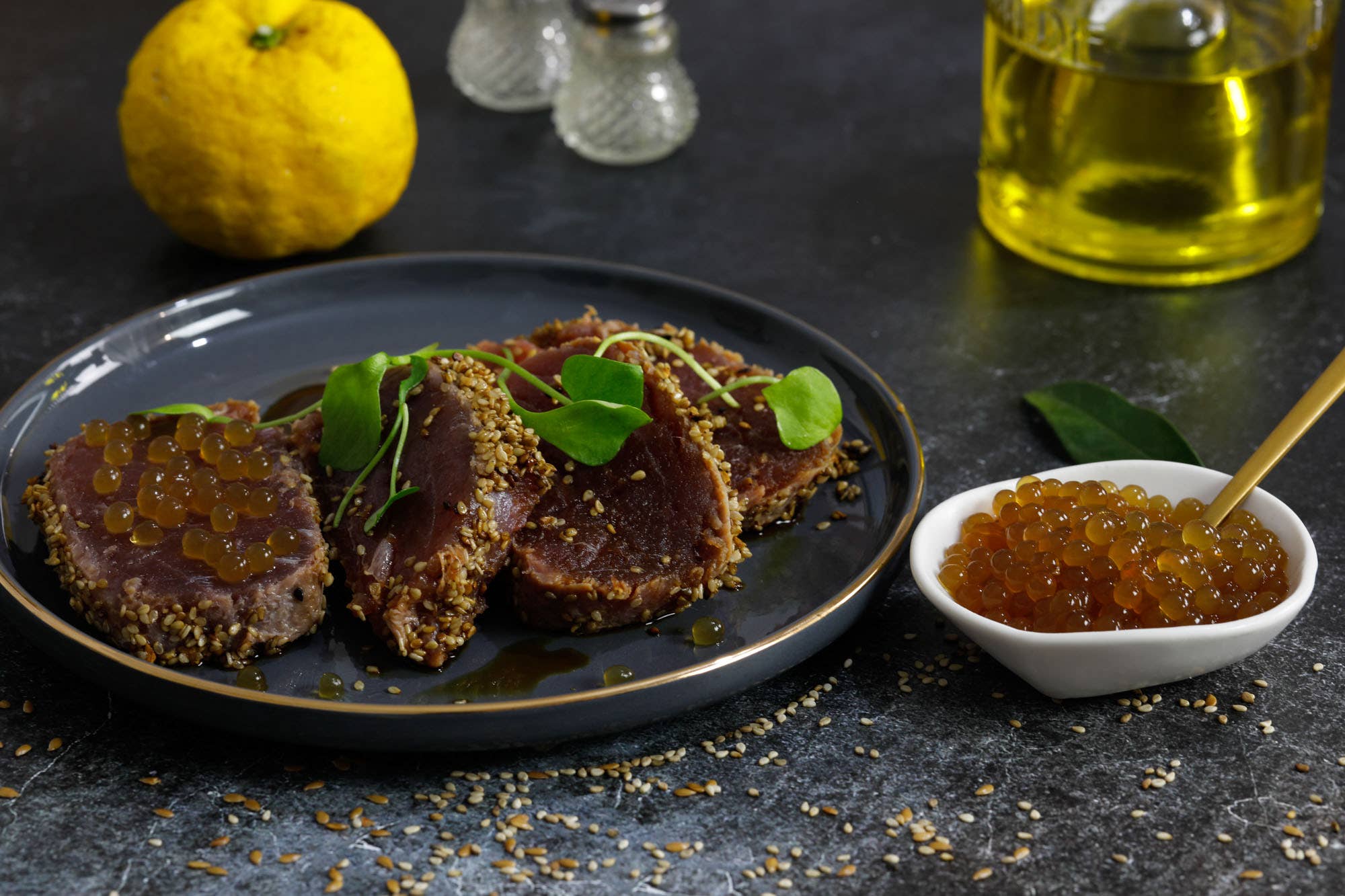 My Bubble Tea - Wholesale Marinade - 120g culinary spheres - Ponzu Yuzu1