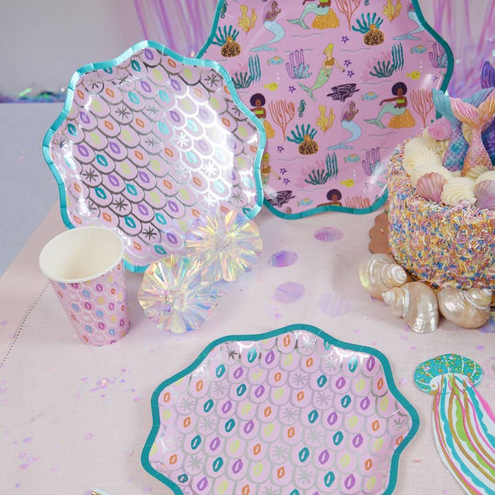 Mermaid Dinner Plates 9" for wholesale by Ma Fête