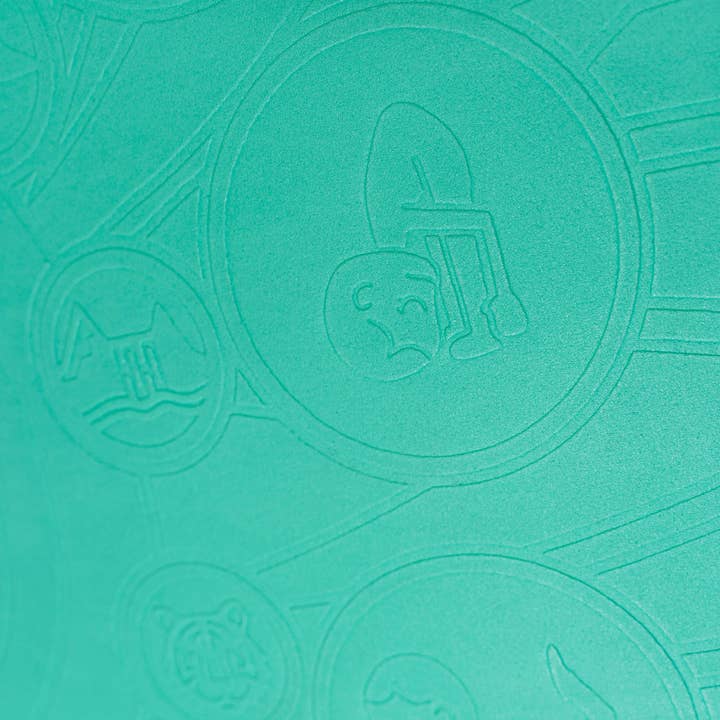 soulmateskidsyoga - Wholesale Yogamat - Kinderen Eco Yogamat - Earth met geperste yogahoudingen3