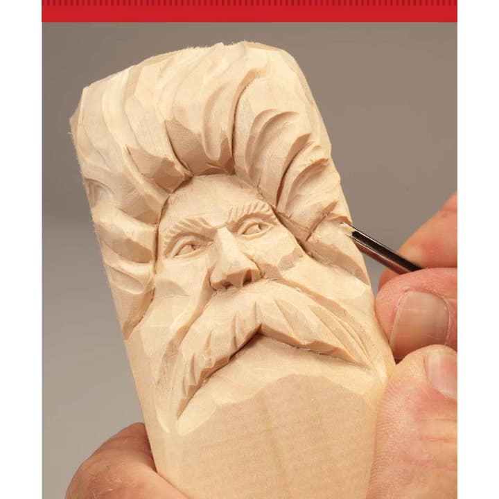 Fox Chapel Publishing - Wholesale Crafts, Hobbies & DIY - Carving Faces Workbook - Learn to Carve Facial Expressions5