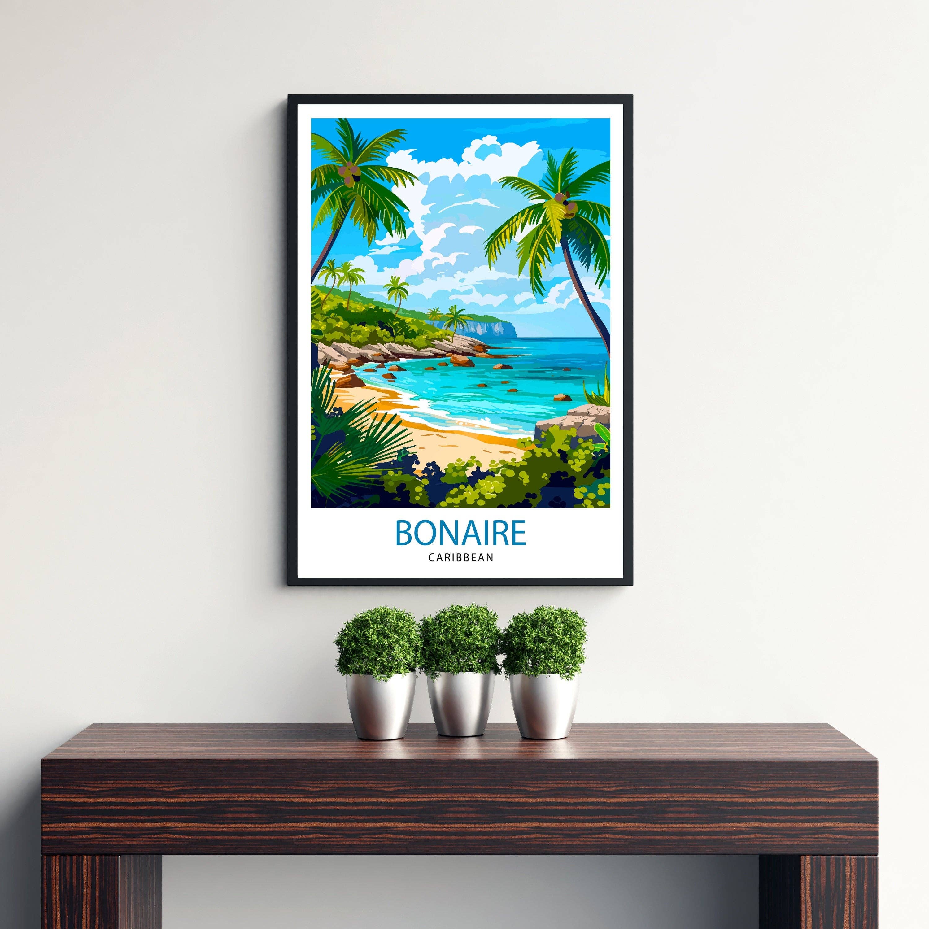 InkNPrintz – Großhandel Kunstdruck – Bonaire Karibik-Reiseposter6