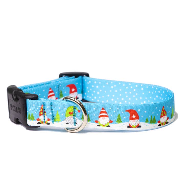 Up Country, Inc. – Großhandel Haustierhalsband – Hund – Hundehalsband Gnomes Christmas Holiday