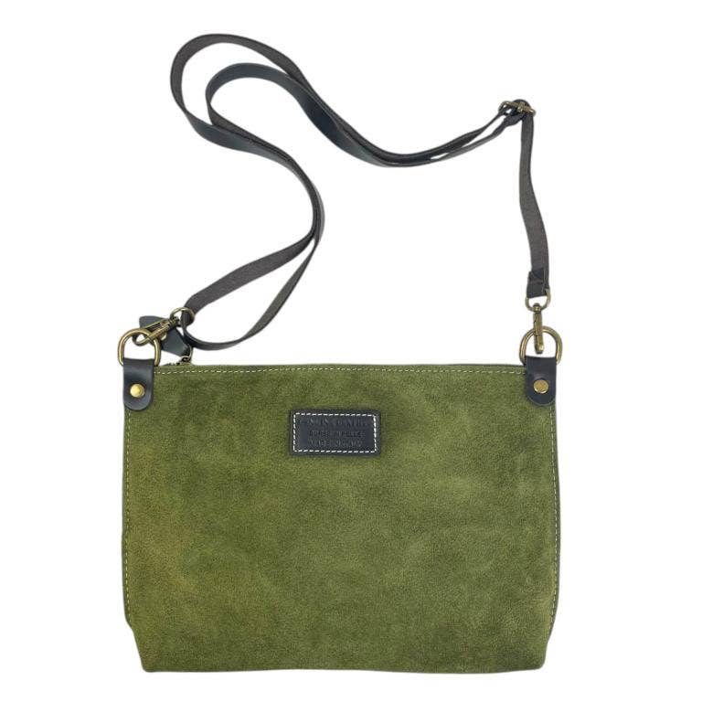 Chenson & Gorett - Wholesale Shoulder Bag - Women's - Italian Suede Leather Crossbody Bag with Zipper2