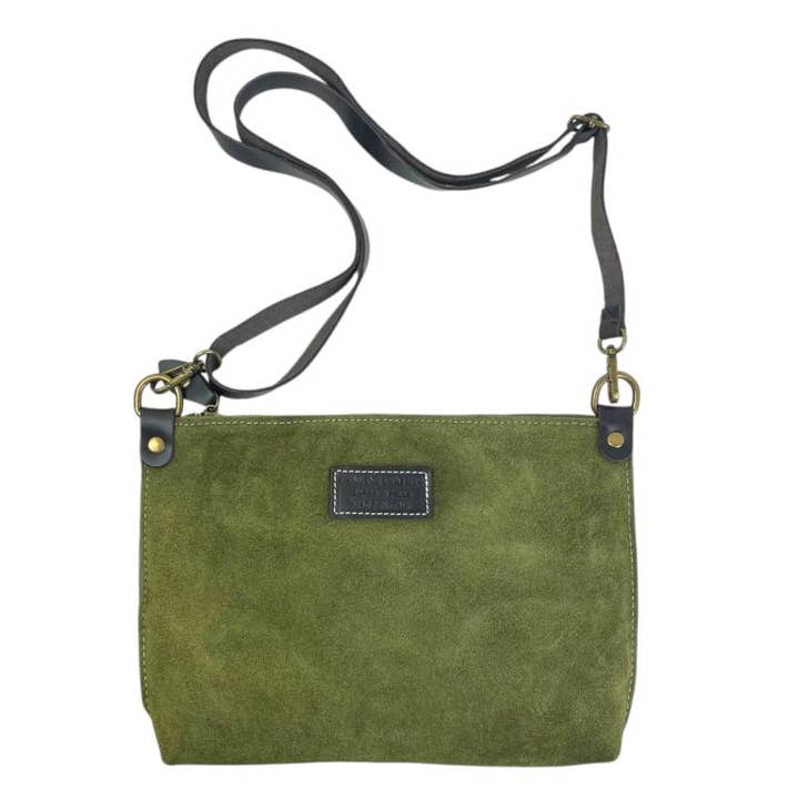 Chenson & Gorett - Wholesale Shoulder Bag - Women's - Italian Suede Leather Crossbody Bag with Zipper2