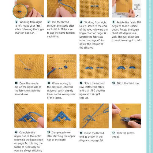 Zakka Workshop - Wholesale Embroidery/Cross Stitch Supplies - Modern Kogin7