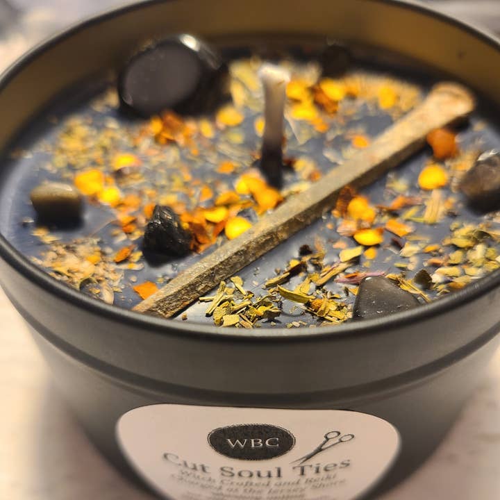 WBC Shops - Wholesale Jar/Filled Candle - Cut Soul Ties, Cord Cutting Candle, Ritual Candle2