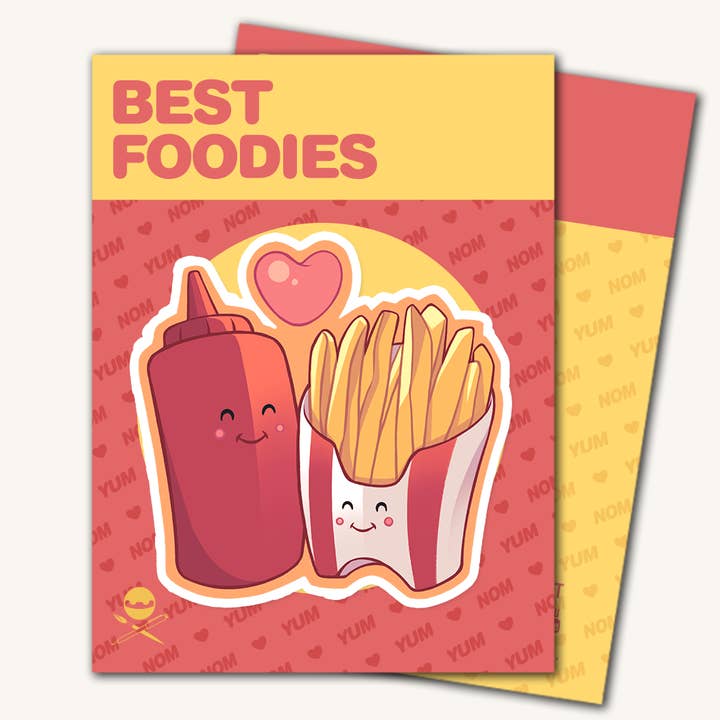 Ketchup and Fries - Best Foodies - Vinyl Sticker for wholesale by The Ninjabot