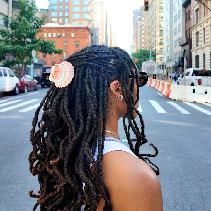 Solar Eclipse - Wholesale Hair Clip - Women's - Hand-painted Seashell Claw Hair Clip | Eco-Friendly7