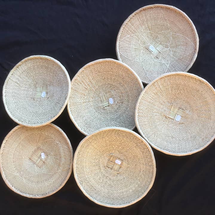 The African Home Goods - Wholesale Basket - Binga / Tonga Baskets: All Beige (Assorted)0