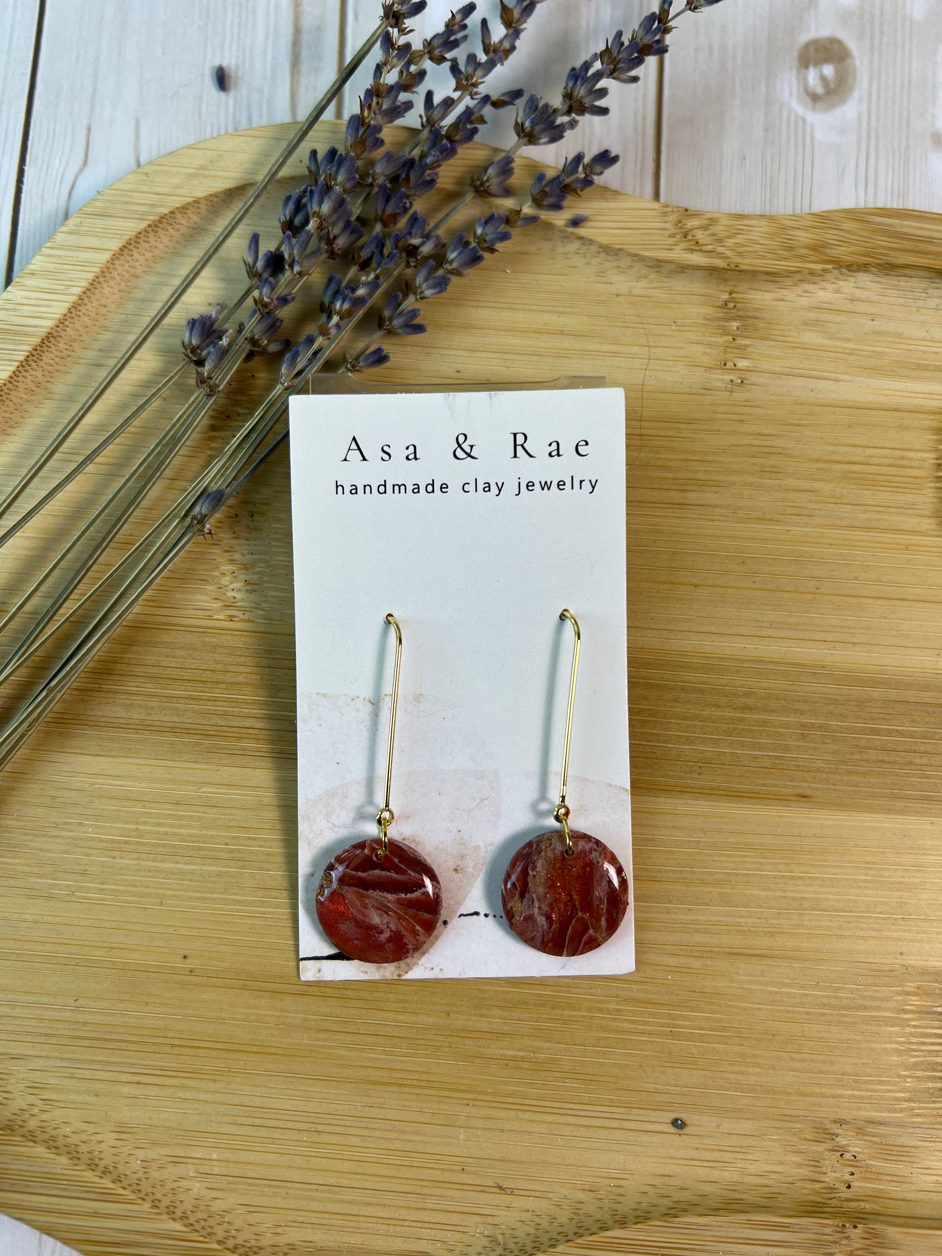 Asa&Rae - Wholesale Dangle Earrings - Circle Drop Dangle13