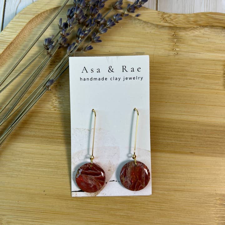 Asa&Rae - Wholesale Dangle Earrings - Circle Drop Dangle13