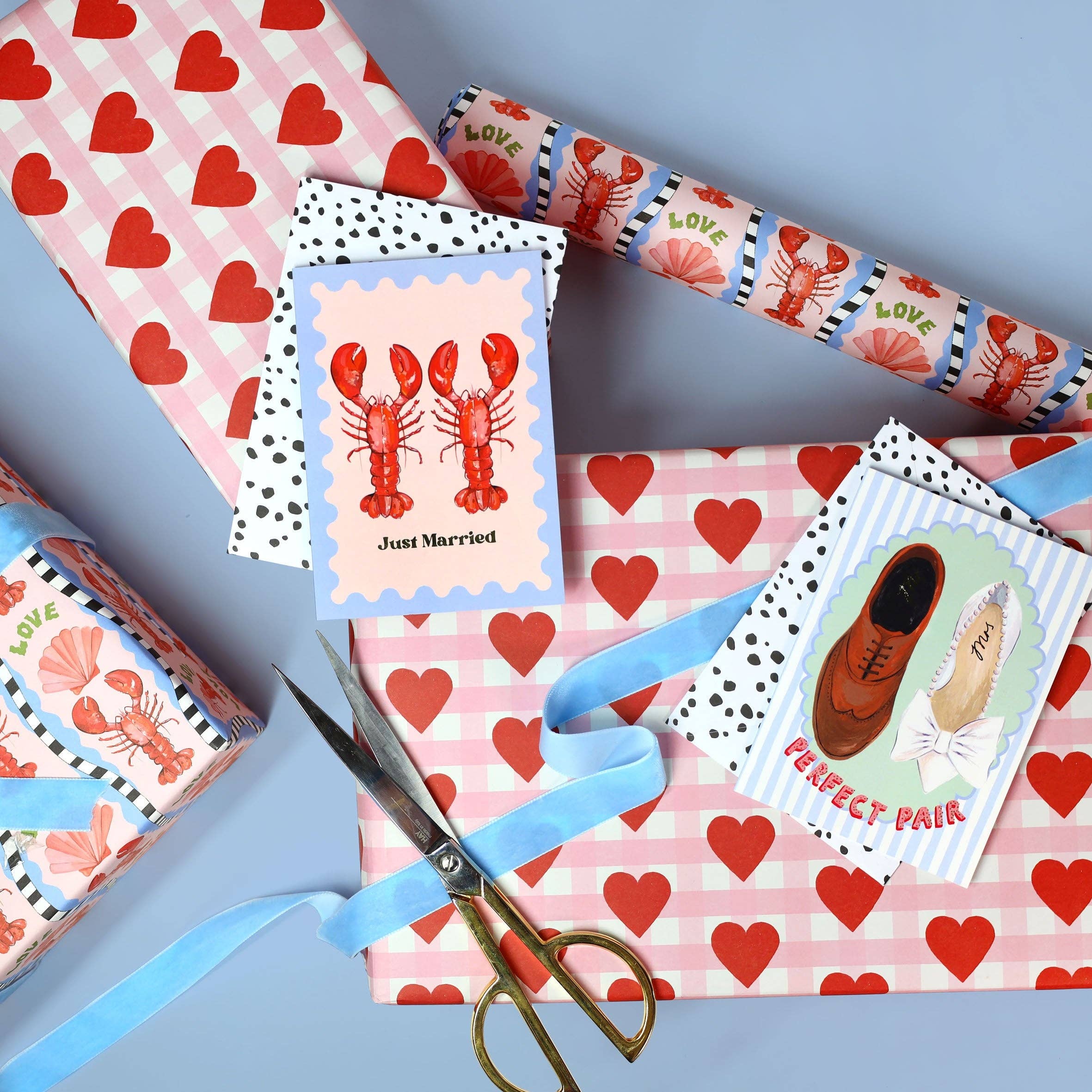 Eleanor Bowmer - Wholesale Wedding Card - Perfect Pair Card1