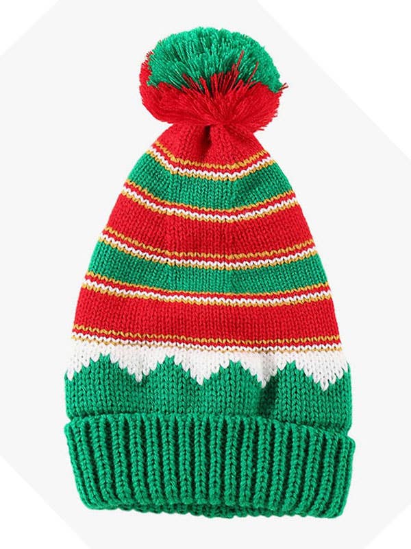 ( #075 ) KERSTTHEMA GEBREIDE KERSTMUTS voor wholesale door Jewelry Max