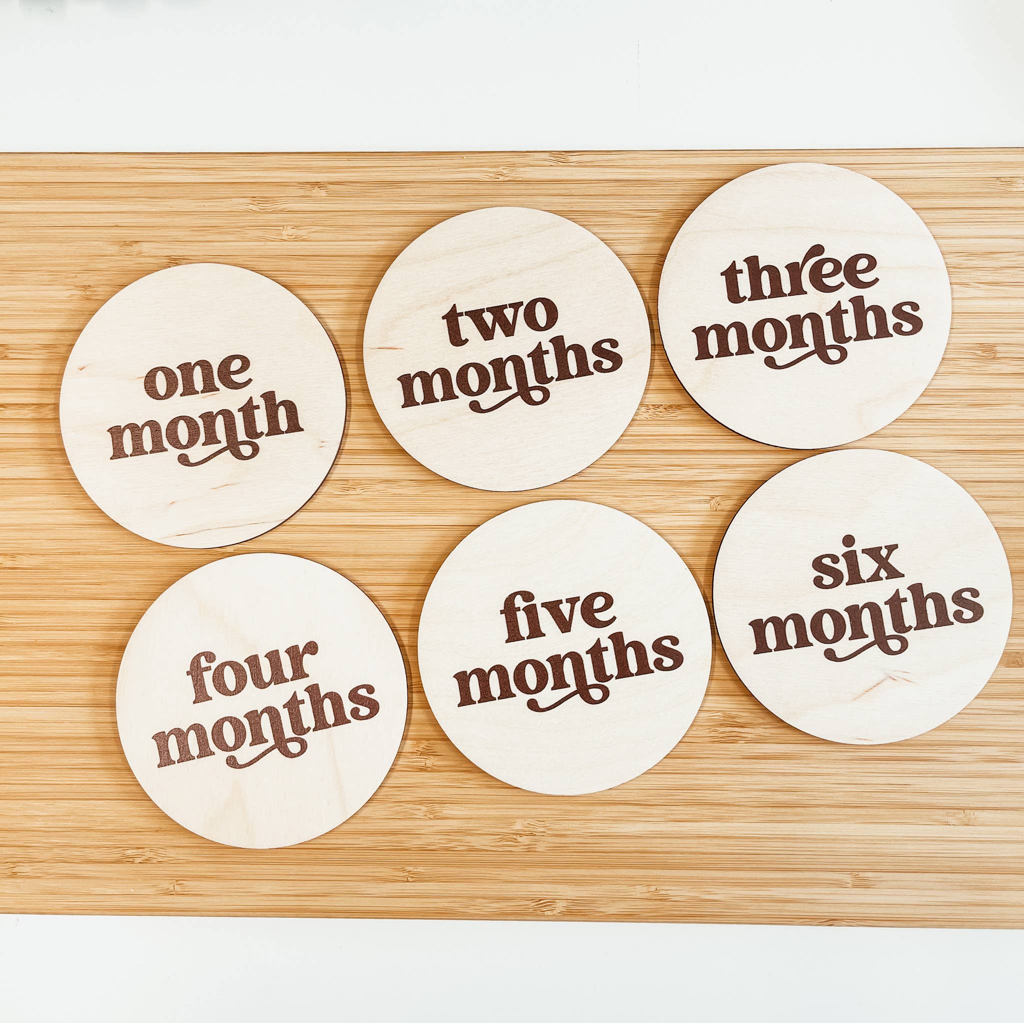 Knotty Design Co. - Wholesale Milestone Art/Keepsake - Kids & Baby - Monthly Milestone Set1