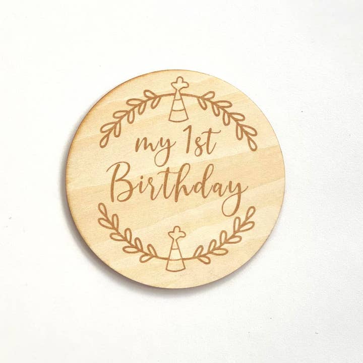 Baby Announcement Sign - My 1st Birthday for wholesale by GEOPLE HOME & BABY