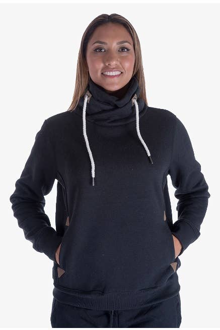 LeeHanTon - Wholesale Sweatshirt - Women's - LeeHanTon Ladies Cowl Neck Pullover Sweatshirt2