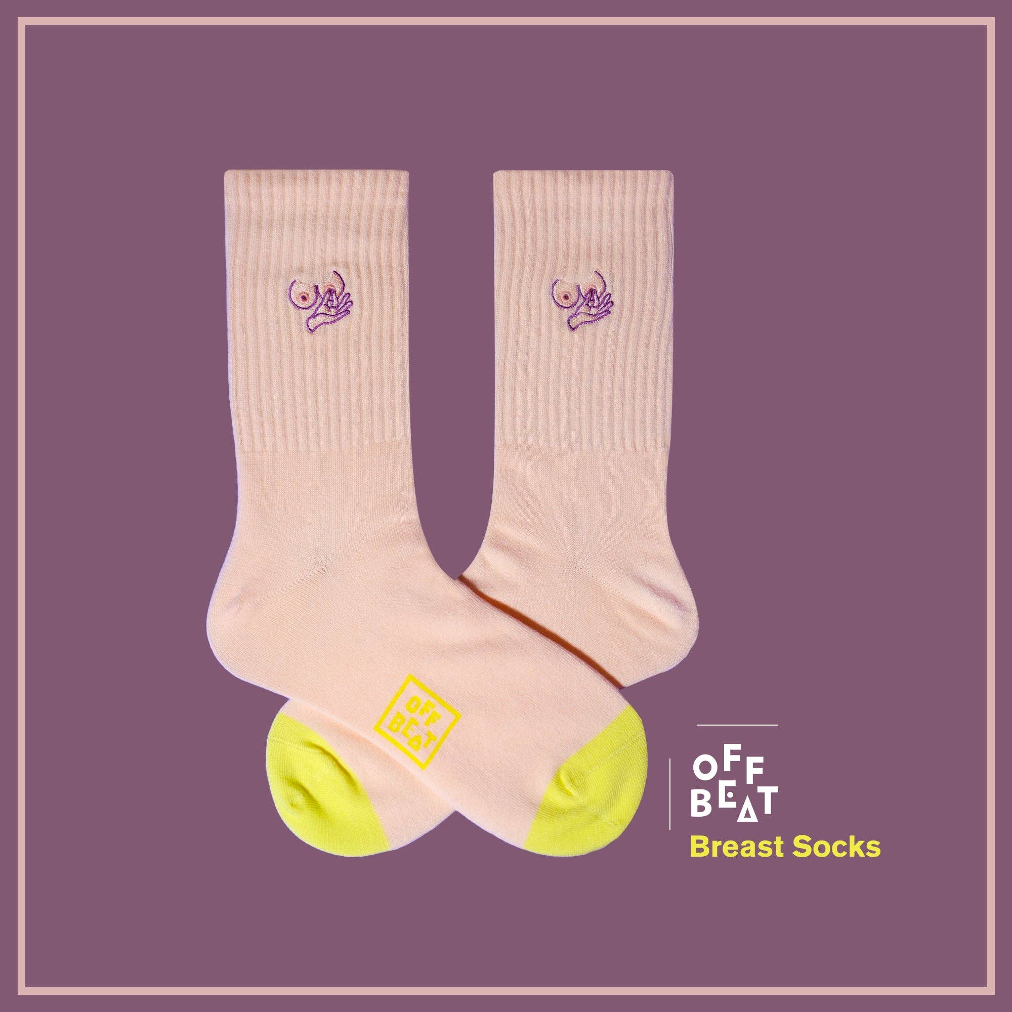 Offbeat - Wholesale Socks - Unisex - Bestickte Brust I Großhandel2