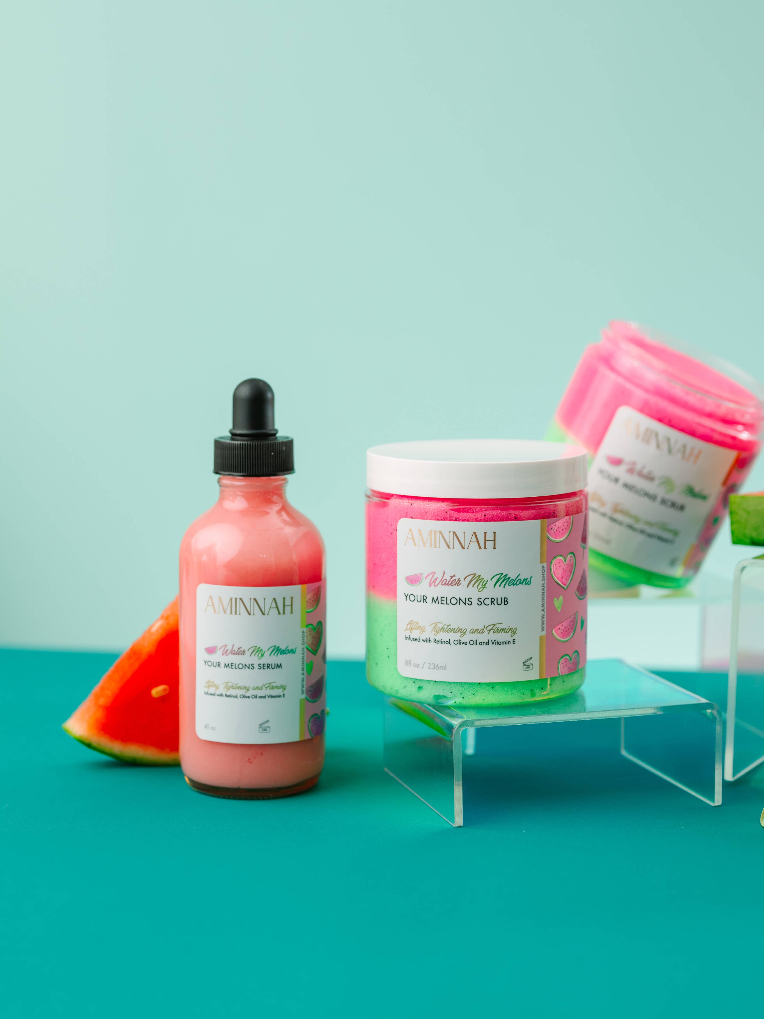 AMINNAH - Wholesale Body Scrub/Exfoliant - 'Water My Melons' Boob Scrub3