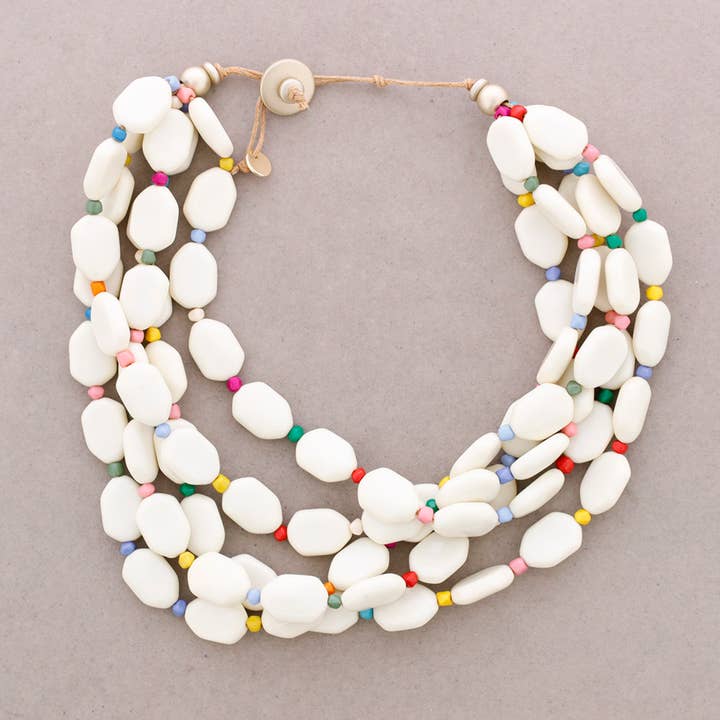 Multi Bead Resin Choker for wholesale by Sonata