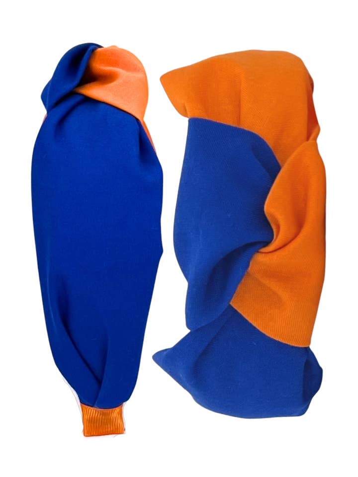 Royal & Orange Stirnband mit verdrehtem Knoten für den Großhandel von Pretty Happies
