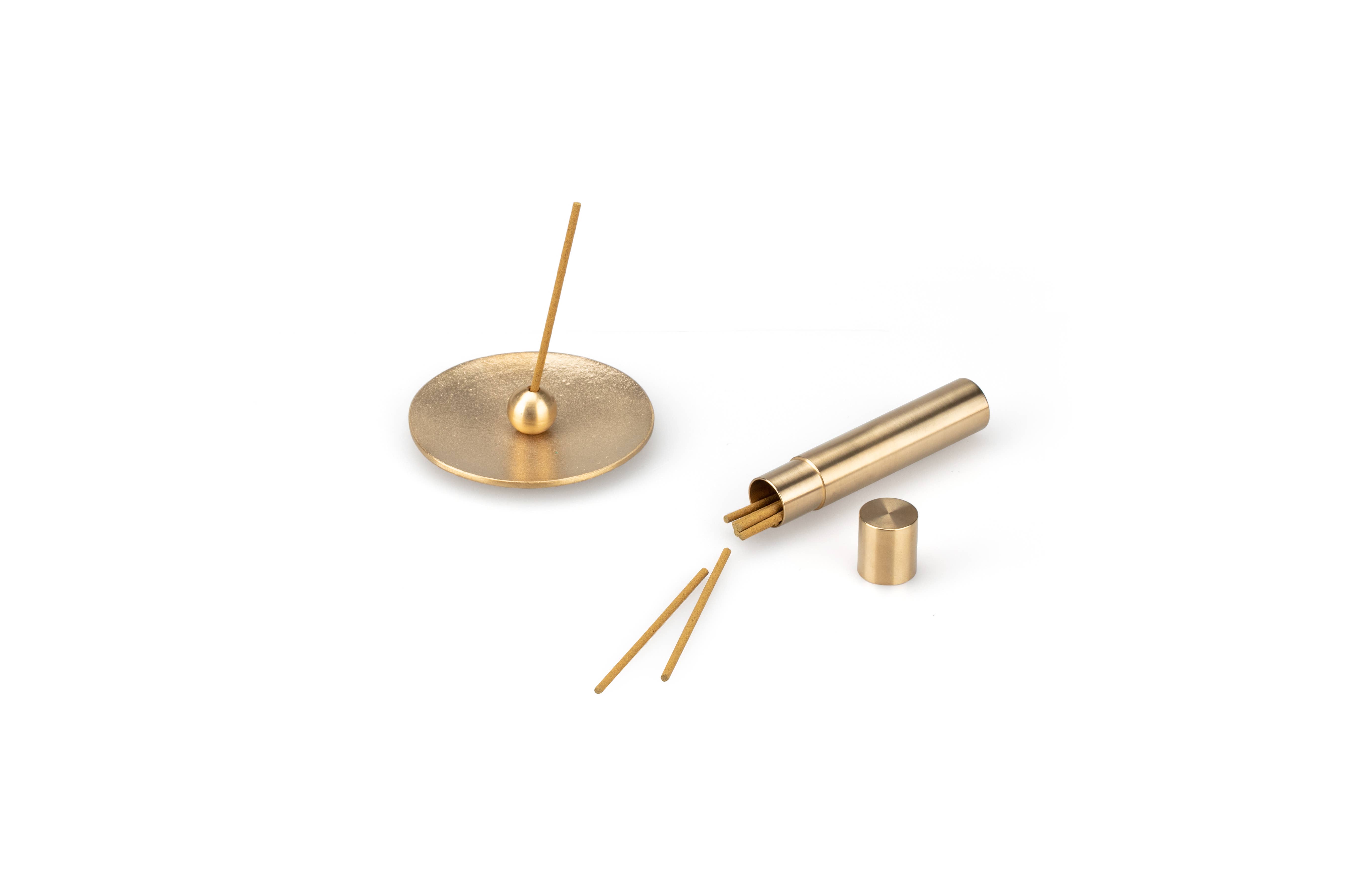 House of Shokunin - Wholesale Incense Holder - Modern Home Decor Handcrafted Chic Interior Decor Brass Incense Holder Set Elegant Gift Set3