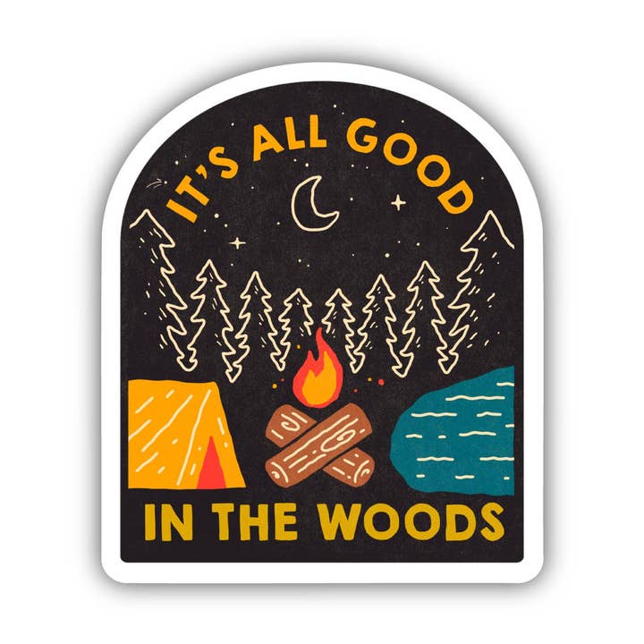 Big Moods - Wholesale Sticker - It's All Good In The Woods Sticker1