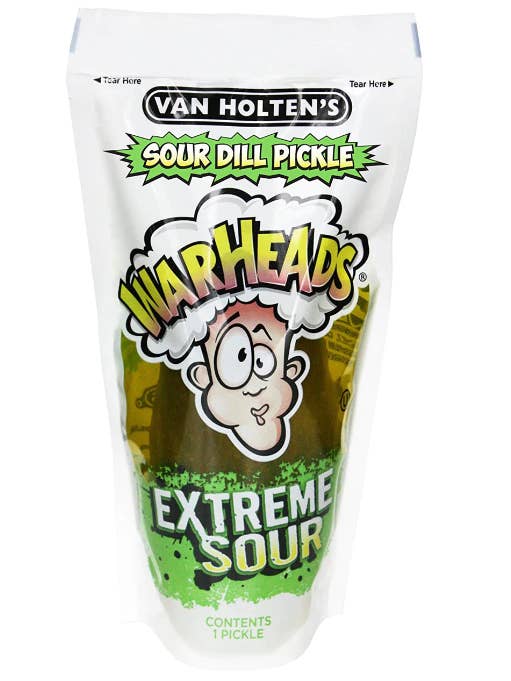US - Van Holten - King Size Pickle-In-A-Pouch - Warheads for wholesale by iSweet.ca