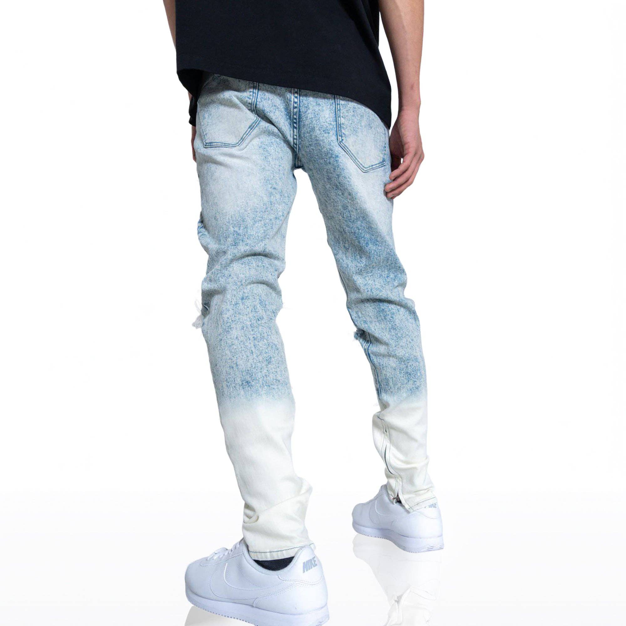 Robin K - Wholesale Jeans - Men's - Konus Men's Acid Washed Jean in Blue4