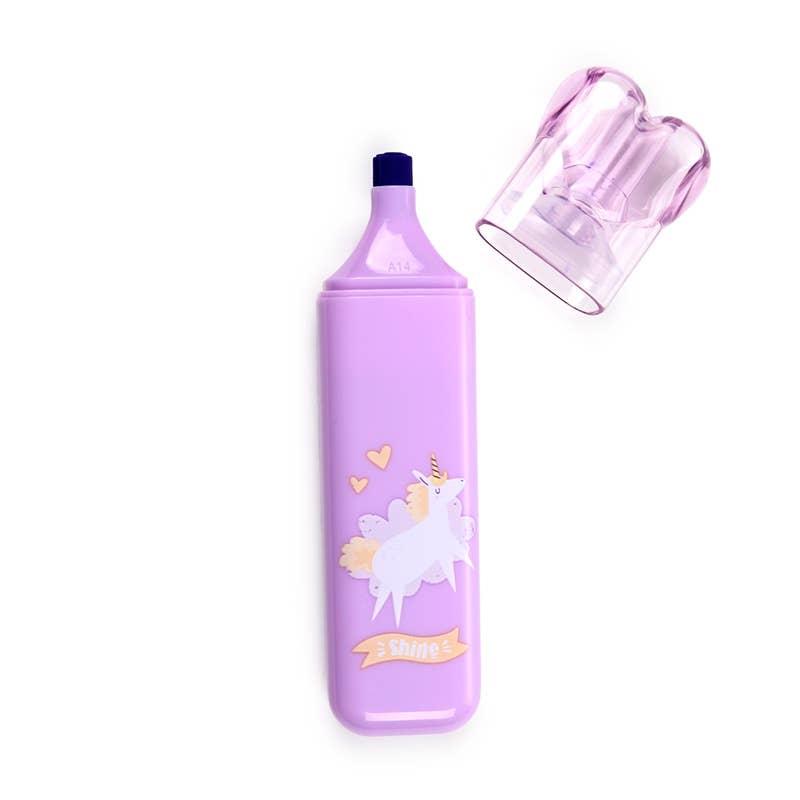 Puckator Ltd – wholesale Highlighter – Unicorn Magic Shaped Lid Highlighter Set of 34