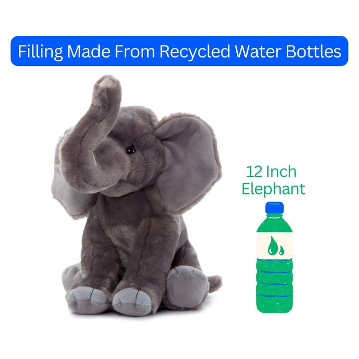 The Petting Zoo - Wholesale Stuffed/Plush Toy - Kids & Baby - 12"(28cm)Wild Onez African Elephant Wild Life1