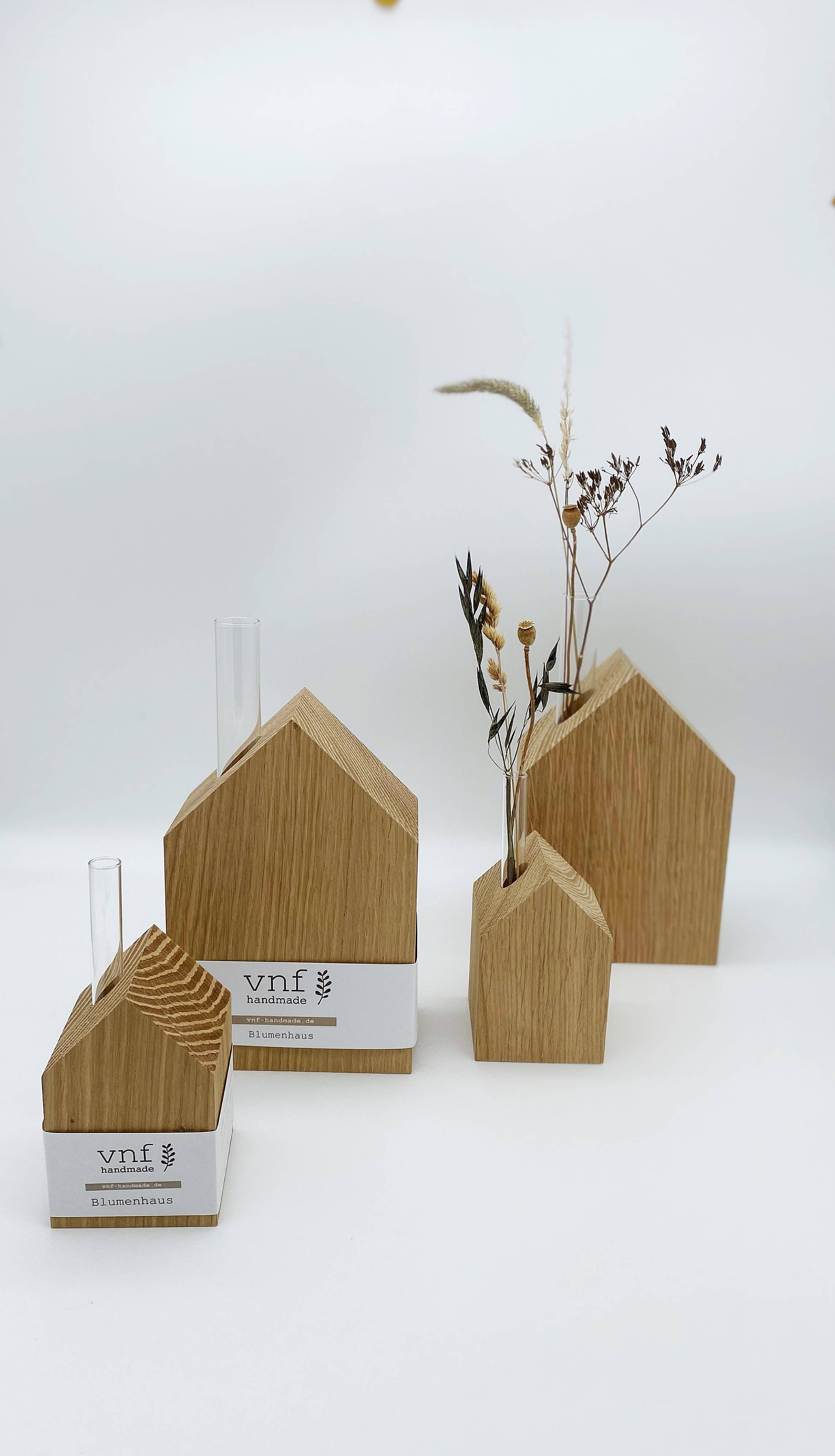 Stadtrandstil handmade - Wholesale Decorative Tabletop Object - Flower house in two sizes2