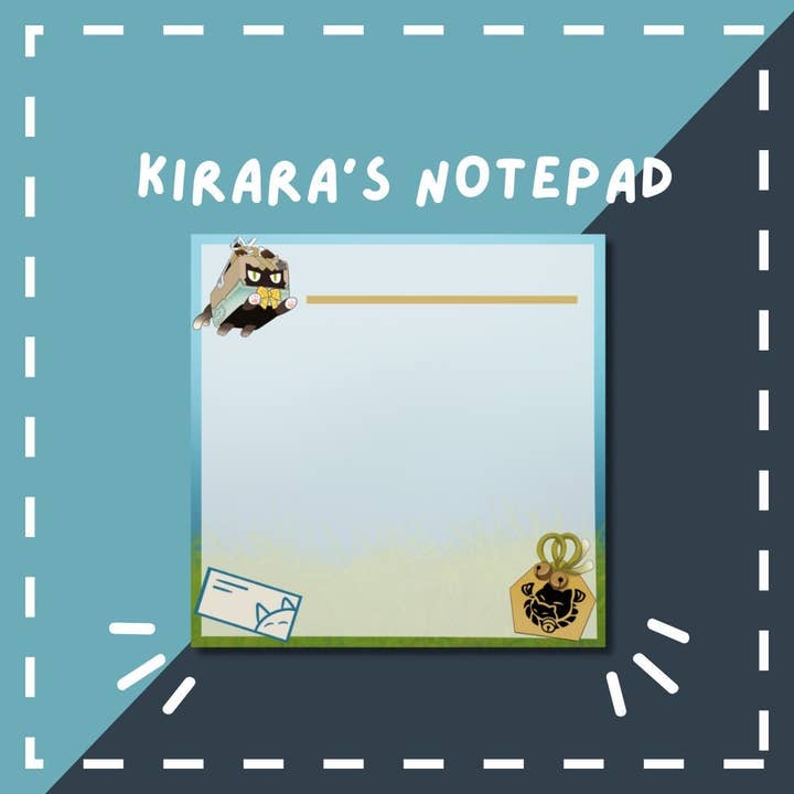 Bloco de Notas Kirara - Série Genshin Impact por atacado de Studio Ayu