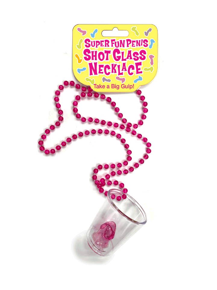 Super Fun Penis Shot Glass Necklace for wholesale by Little Genie Productions