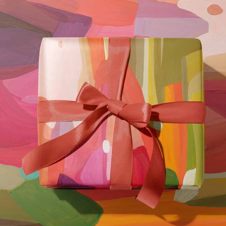 Art gift wrap | Flat wrapping paper | Multicolored gift wrap for wholesale by Susannah Bleasby Art