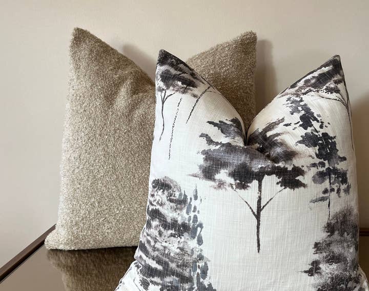 Miliva Home Store - Wholesale Throw Pillow Cover - Beige Boucle Throw Pillow - Soft Cream Boho Cushion7