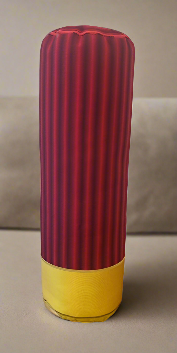 HushTubby - Wholesale Throw/Decorative Pillow - Red Shotgun Shell 12GA Pillow. Great Hunter gift. Tubular red shell with gold yellow end10