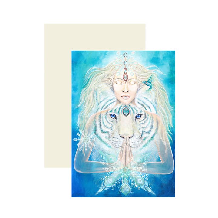 'Maat kheru' dubbele postkaart voor wholesale door Reflection of a Soul