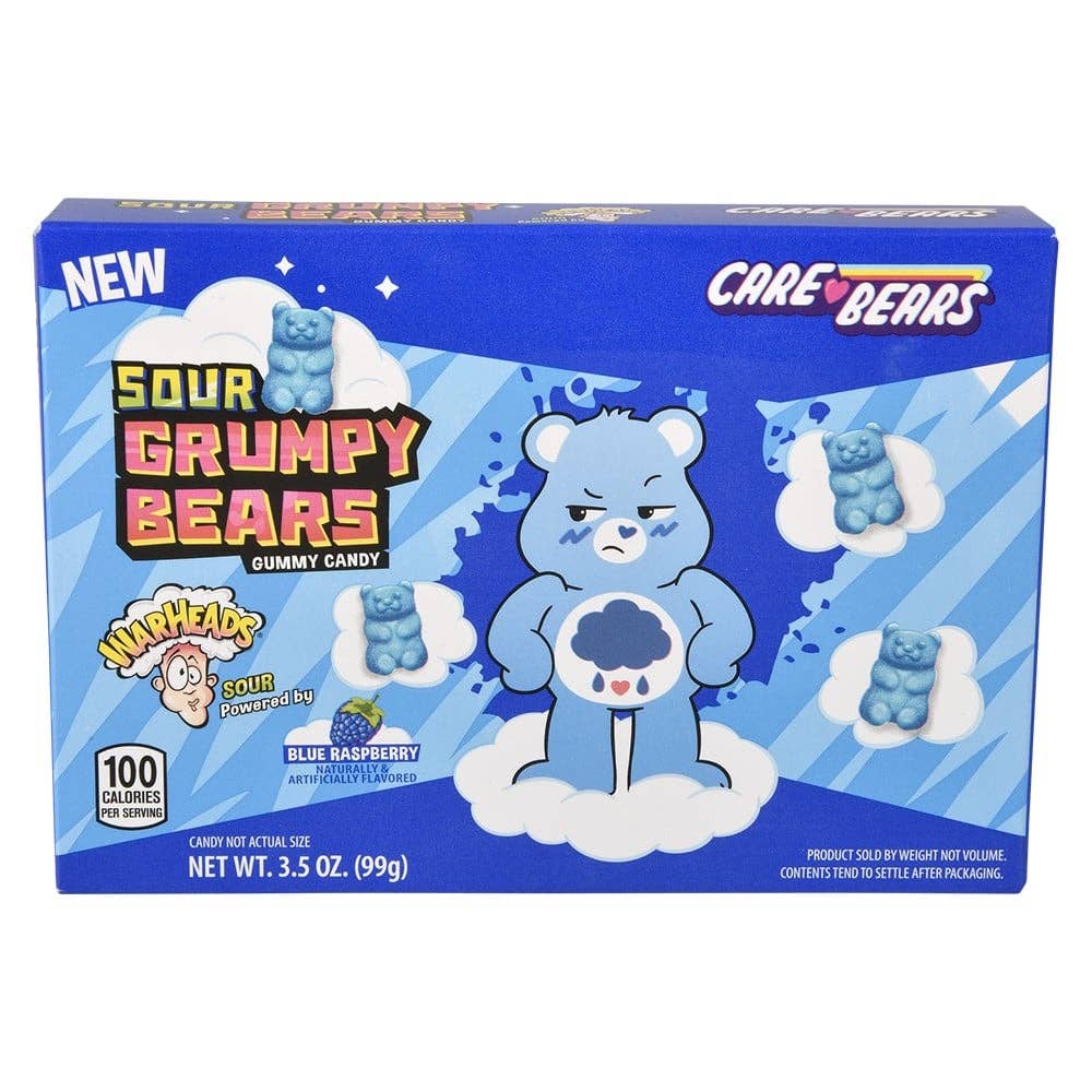 La Luna Bella - Toys - Wholesale Hard Candy - Warheads Theater Box Care Bears Sour Grumpy - LLB Candy1