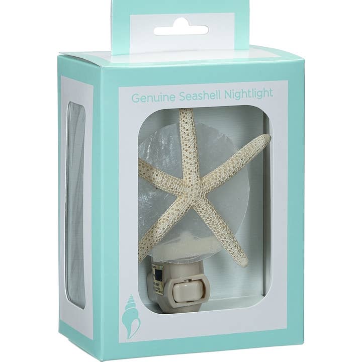 HS Seashells - Wholesale Night Light - White Starfish Boxed LED Night Light1