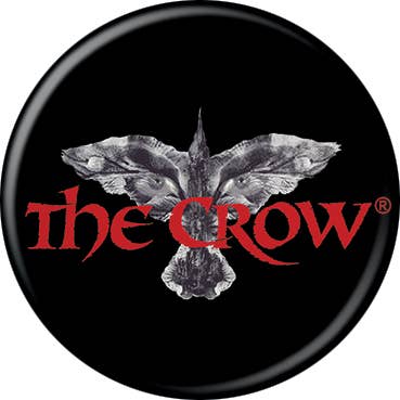 The Crow Logo Button for wholesale by Ata-Boy