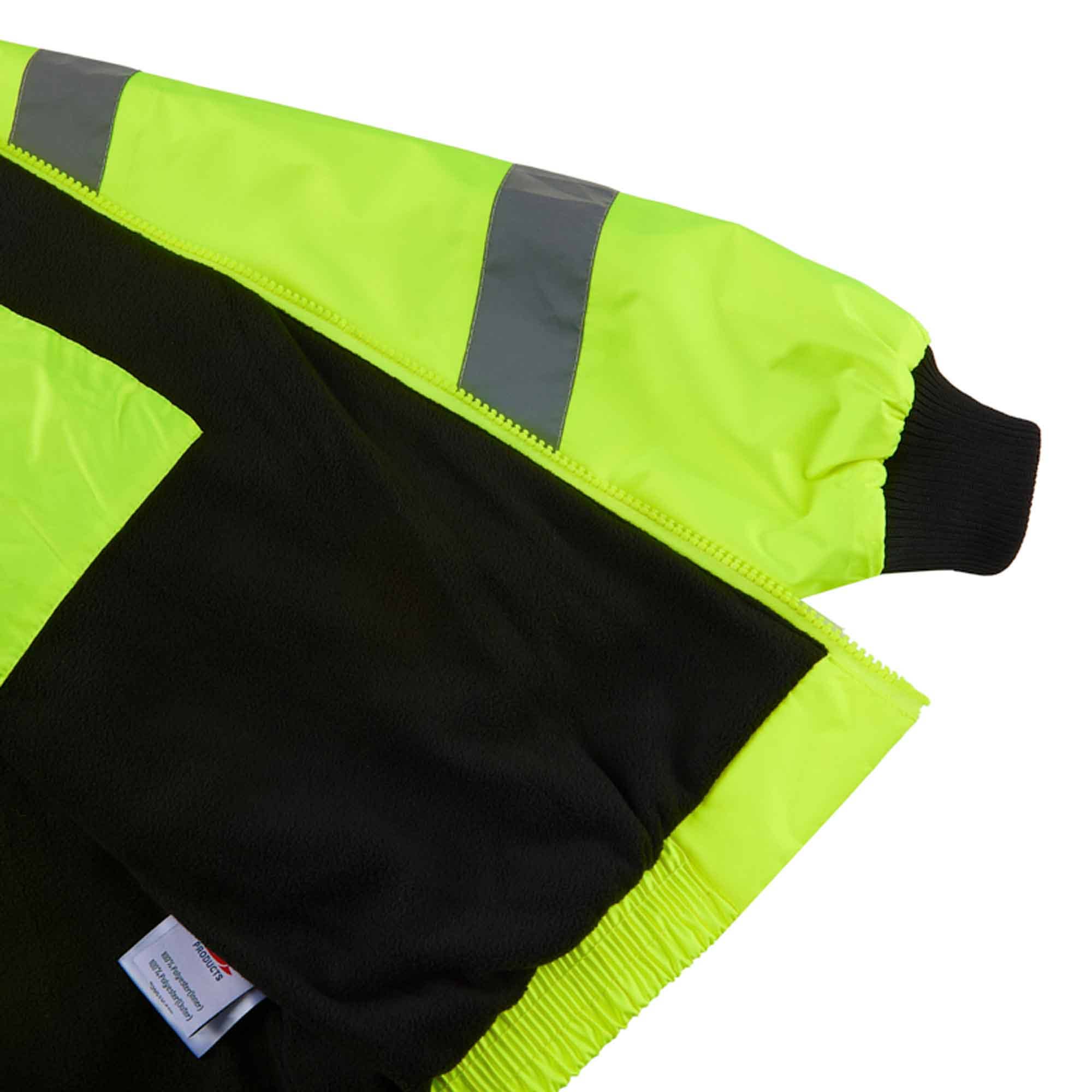 3C Products – wholesale Säkerhetsjacka - Unisex – SAJ5050 Bomber Säkerhetsjacka, klass 3 Standarder - Neon Green4