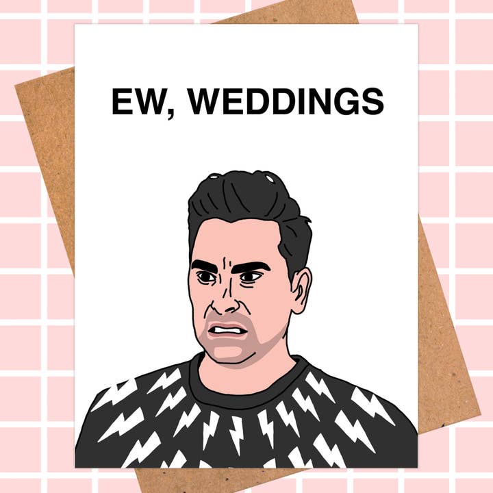 David Rose Funny Wedding Card | Pop Culture Card for wholesale by Pop Hot Cards