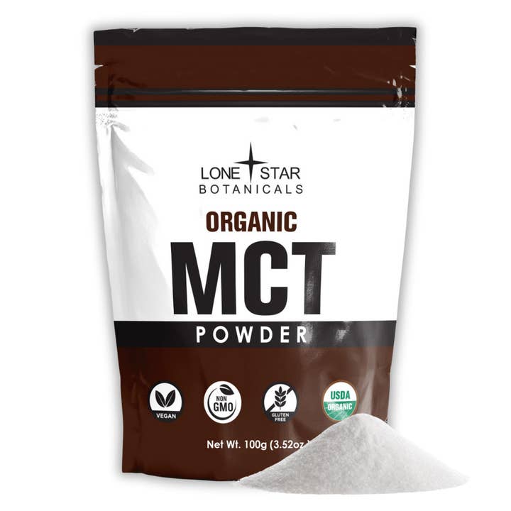 Lone Star Botanicals - Wholesale Protein/Superfood Powder - Organic MCT Powder -- 3.52 oz