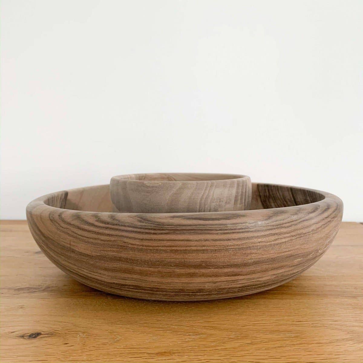 High crafty - Wholesale Serve Bowl - Walnut Wood Salad Bowl – Handmade in Morocco0
