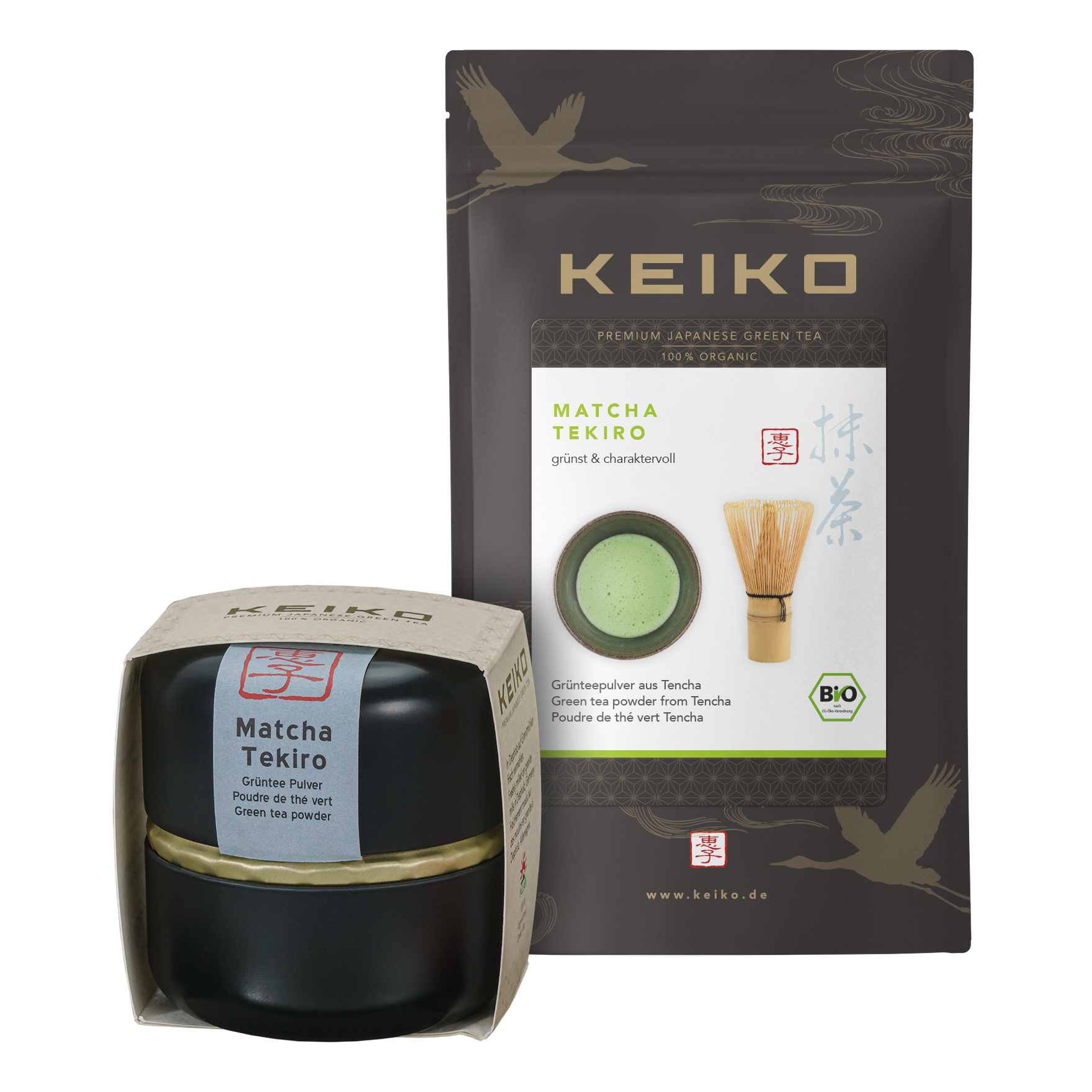 KEIKO - Vente Thés santé/détox - Keiko Matcha Tekiro, boîte de 30 g, bio2
