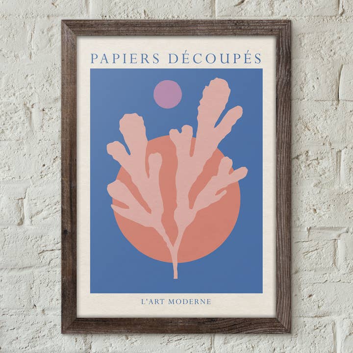 Tång 03 Papiers Decoupes modern konst Print för wholesale av Left Hand Prints