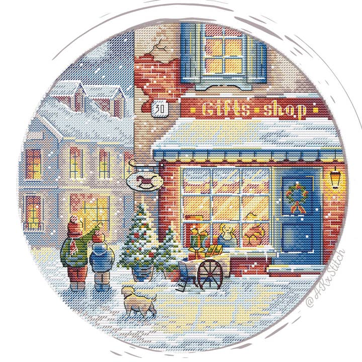Holidays are Coming Cross Stitch Kit for wholesale by AKxStitch