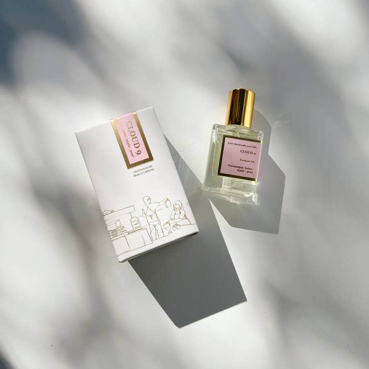Cloud 9 - Roll-On Parfumeolie (med ny emballageæske) for engroshandel hos Kyler Handcrafts and Gifts