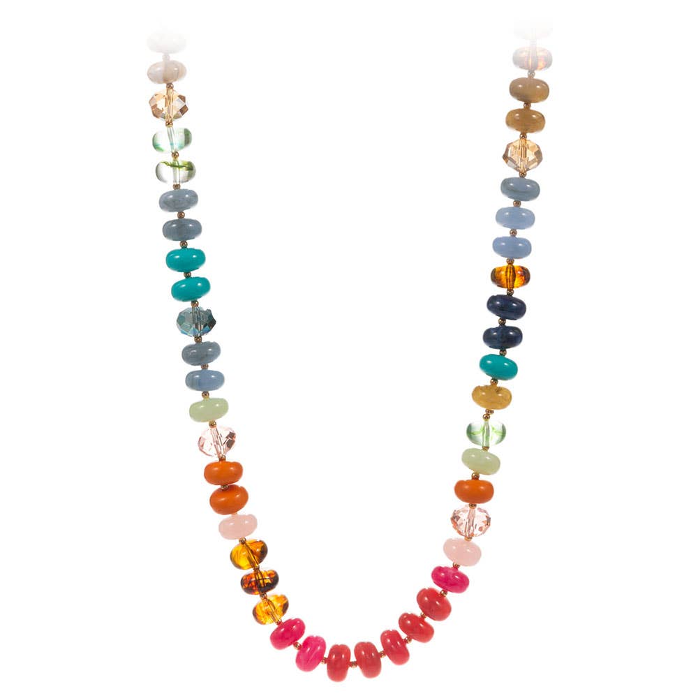 Sensibling Corp. - Wholesale Beaded/Pearl Necklace - Gradient Multi Beaded Necklace5